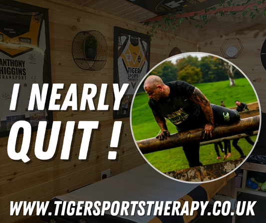 I nearly gave up Sports Therapy!